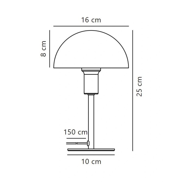 Настольная лампа Nordlux 2213745013 Ellen Mini E14 1x40W IP20 зеленая - фото №4