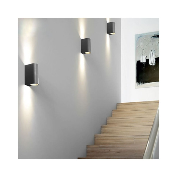 Вуличний світильник Goldlux 313300 Boston GU10 2x10W IP44 Gray - фото №4