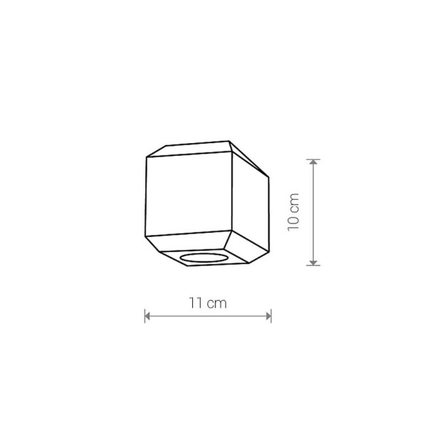 Абажур Nowodvorski 8425 Cameleon Geometric B GU10 Gray - фото №1