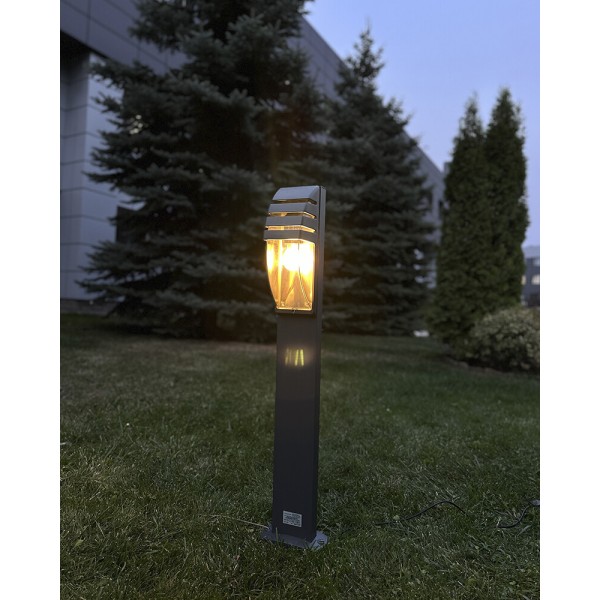 Вуличний світильник Nowodvorski 3394 Mistral E27 1x10W IP44 графітовий - фото №2