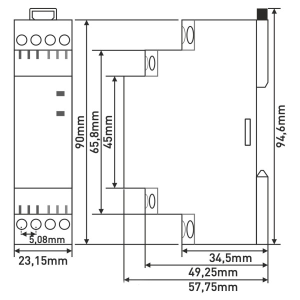 Регулируемый цифровой таймер задержки включения и выключения Tense DRV-10 0,1 сек – 99 минут с триггером - фото №2