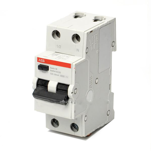 Диференціальний автоматичний вимикач ABB BASIC M 1Р+N 16А 4.5кА