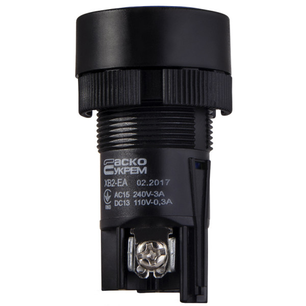 Кнопка Аско-Укрем XB2-EA161 NO «Старт» синя (A0140010055) - фото №3