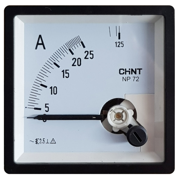 Амперметр трансформаторного включення Chint NP72-A 1000/2000/5A 72x72мм (761856)