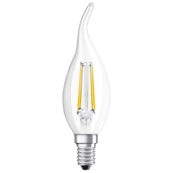 Світлодіодна лампа Osram LED CL BA 40 4Вт/827 FIL E14 6х1
