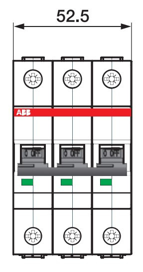 Електроавтомат ABB S203-C6 тип C 6А - фото №4
