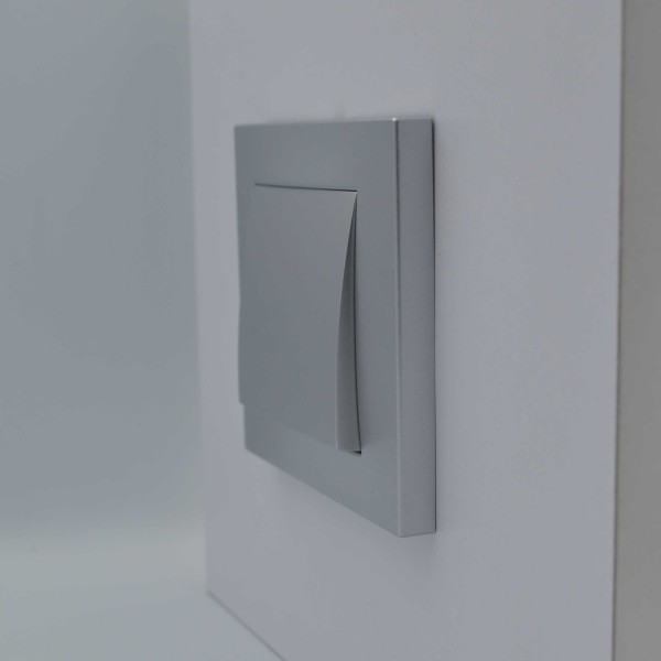 Рамка ELBI VEGA Silverline серый металлик 1-на (510-011000-271) - фото №2