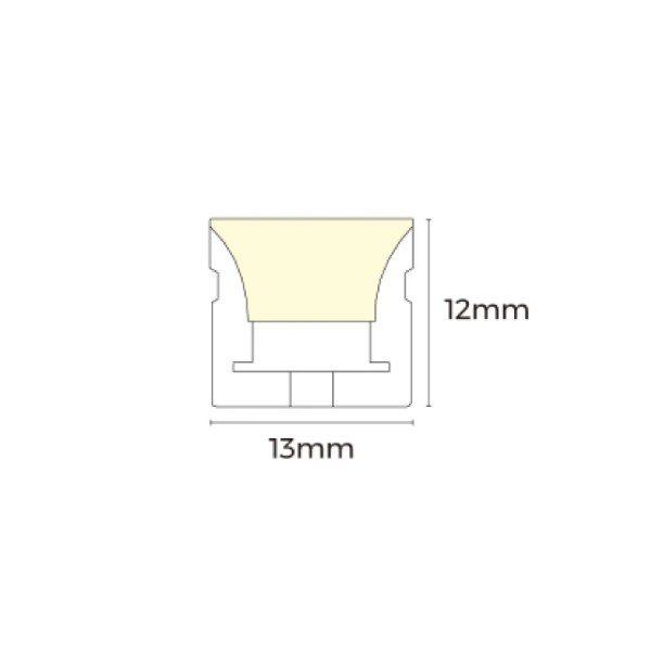 Гнучкий неон COLORS 24V IP67 17.8W 305Lm RGB-SPI 5м (AFT1312-RGB-SPI) - фото №4