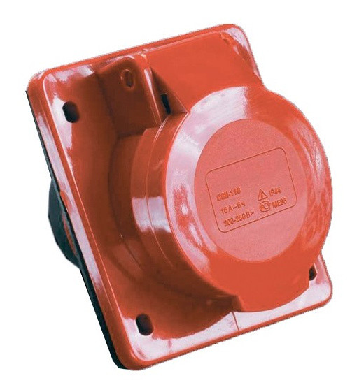 Вбудована силова розетка TNSy 414 3Р+PЕ 16А 380В IP44 (TNSy5500425)