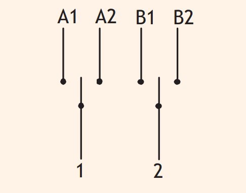 Кулачковий перемикач у корпусі ETI 004773191 CS 16 52 PN (2p «1-0-2» IP65 16A) - фото №2