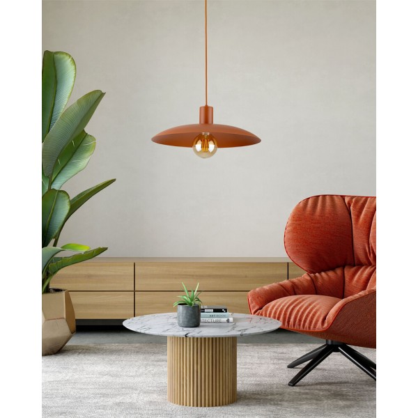 Підвісний світильник, люстра TK Lighting 10882 Astra E27 1x15W IP20 цегляний - фото №1