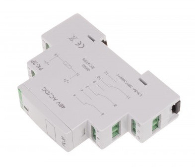 Допоміжне реле F&F PK-3P-48V 48В 3х8 А - фото №3