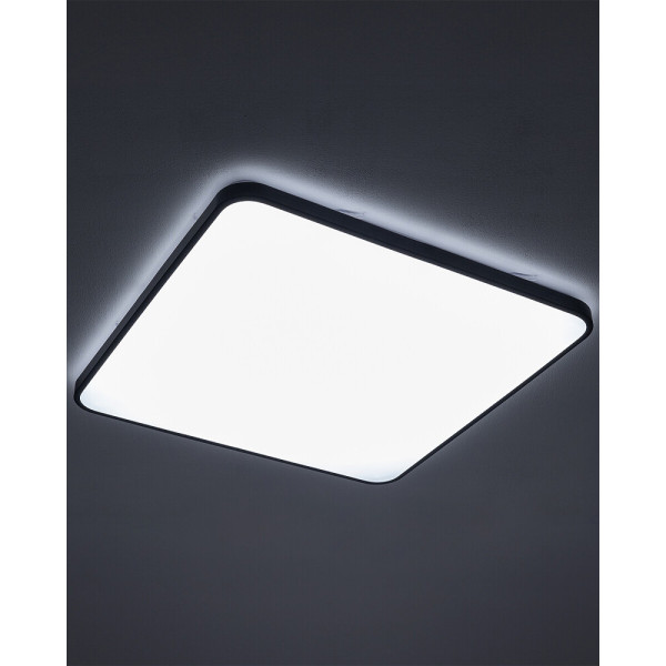 Потолочный светильник Nowodvorski 10988 Agnes Square LED Pro 1x64W 4000K 6000Lm IP44 черный - фото №1