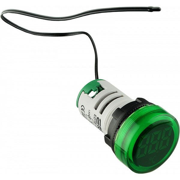 Цифровий вимірювач температури Аско-Укрем ED16-22WD -25°С-150°C зелений (A0190010046) - фото №2