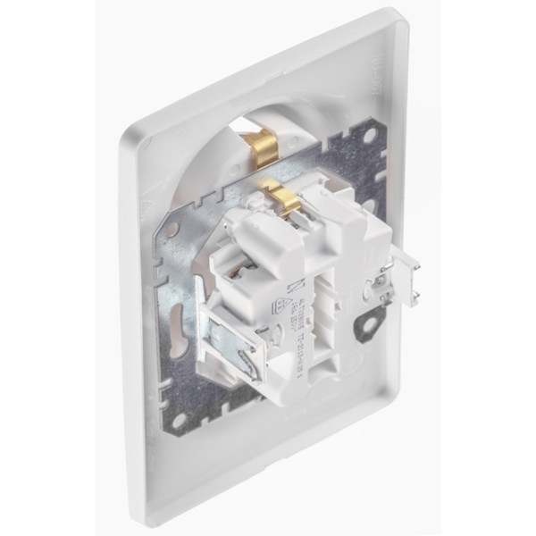 Двойная розетка Schneider Electric NU206718 (винтовой зажим) (алюминий) - фото №3