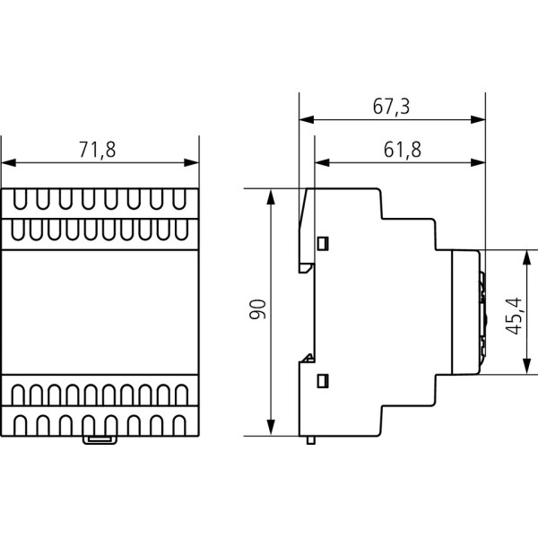 Реле керування комфортом Theben LUXOR 404 16А - фото №3