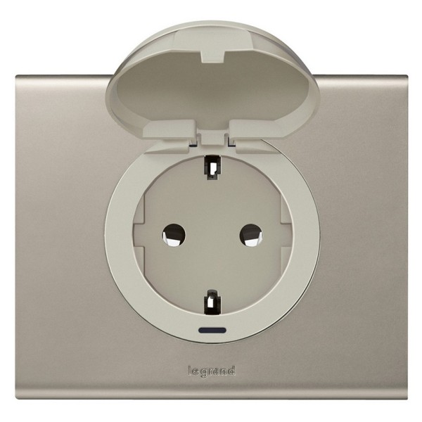 Механизм розетки 2К+З Legrand Celiane - фото №1