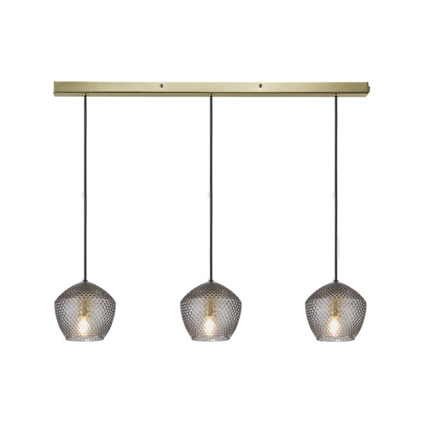 Подвесной светильник, люстра Nordlux 2010693047 Orbiform E14 3x25W IP20 дымчатый