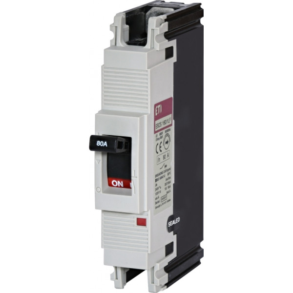 Автоматический выключатель ETI EB 2S 1P 160/1LF 80A 25кА (4671008)