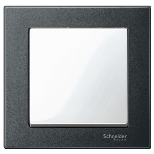 Рамка 1-пост. M-Plan антрацит Merten, MTN486114 - фото №1