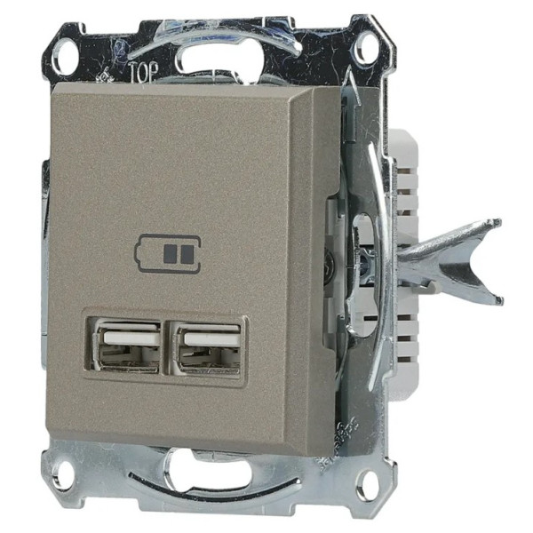 USB розетка Schneider Electric Asfora EPH2700269 (бронза) - фото №1