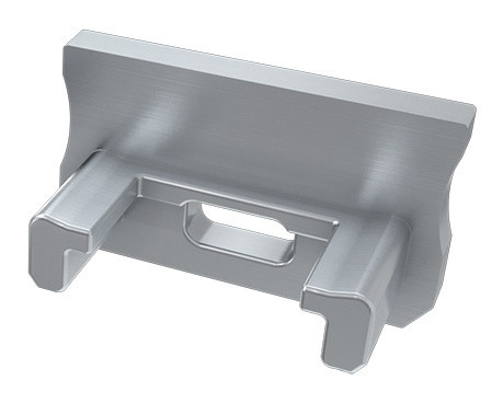 Заглушка Lumines для типа A с отверстием серебро - фото №1