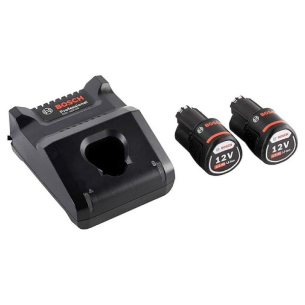 Набор аккумуляторов Bosch GAL 12V-40 и 2 GBA 12V (1600A019R8) - фото №1