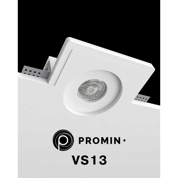 Точечный светильник Promin Glow VS13 GU10/GU5.3 1x10W IP20 Wh - фото №1