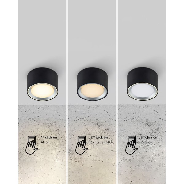 Точковий світильник Nordlux 47540103 Fallon LED 1x5.5W 2700K 500Lm IP20 чорний - фото №1