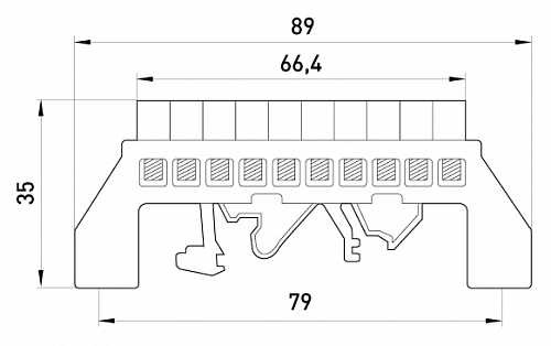 Нулевая шина E.Next e.bsi.pro.2.10 универсальная зеленая (p0650021) - фото №5