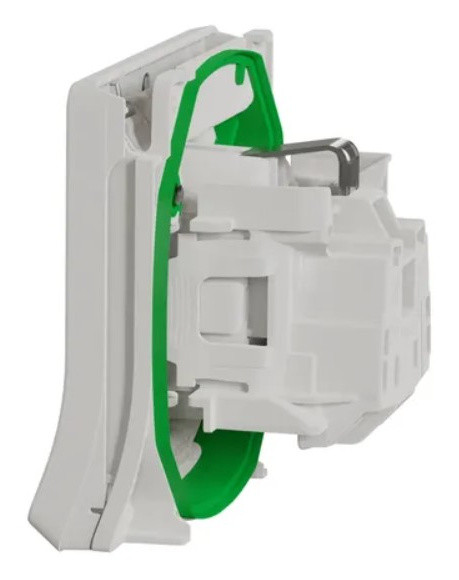 Розетка Schneider Electric MUR39134 с з/к и шторками IP55 (белая) - фото №2