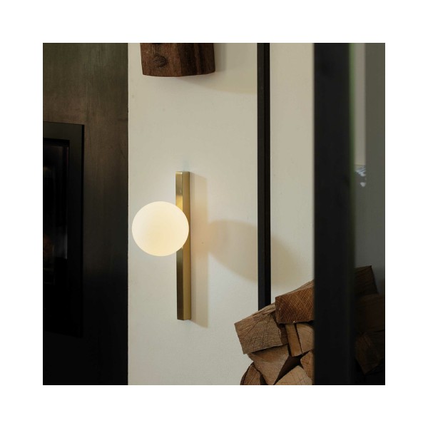 Бра, настінний світильник Ideal Lux 311319 Binomio G9 1x4W IP20 Gold - фото №1