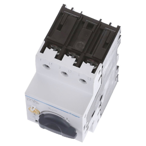 Автомат для захисту двигуна 6,3-10,0 А, 2,5 м Hager - фото №4