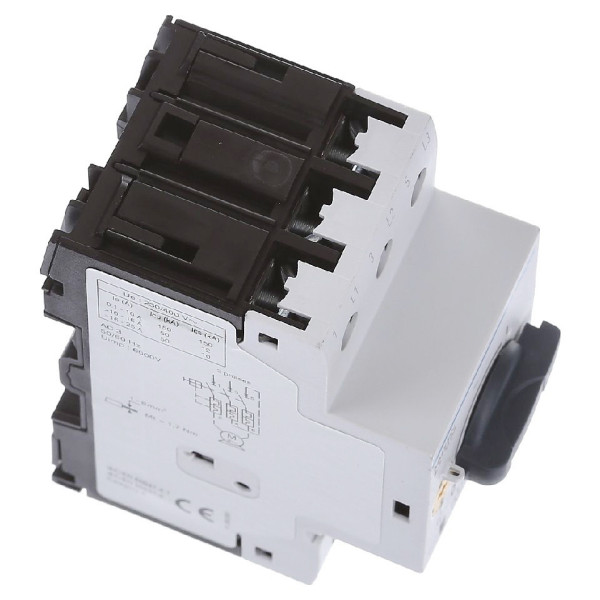 Автомат для захисту двигуна 6,3-10,0 А, 2,5 м Hager - фото №5