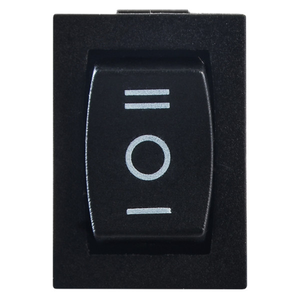 Переключатель Аско-Укрем KCD1-2-103 B/B (I-0-II) черный (A0140040056) - фото №1