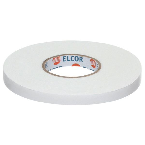 Вспененная двусторонняя лента Elcor 40206784 TRIXPE95 для внутренних работ 9мм (5м) белая - фото №3