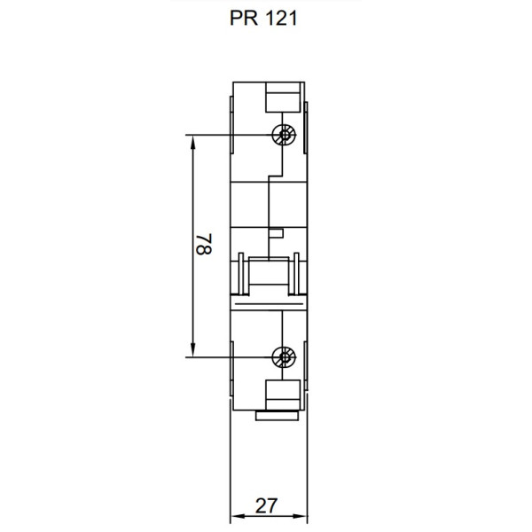 Автомат з незалежним розчіплювачем SEZ 121 C 125А VC (PR121C125А+VC) - фото №2