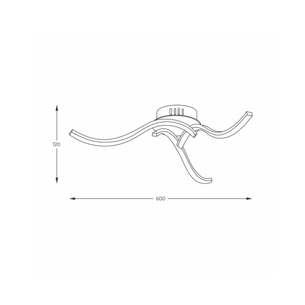 Люстра Zuma Line 20023-3CCH Focus Led 1x20W 3000K-6000K 1300Lm IP20 - фото №1