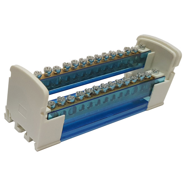 Распределительный клеммный блок Sez E.4075 2х15 160А/500V - фото №1