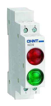 Модульний індикатор Chint ND9-2/GR AC/DC230В зелений/червоний (594138)