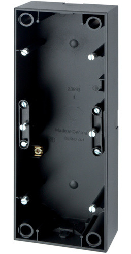 Тримісний підрозетник зовнішньої установки Berker 10439949 S1 (антрацит)