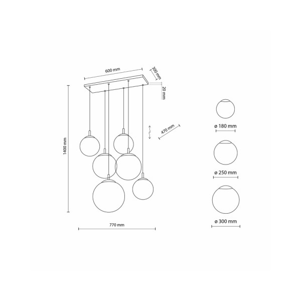 Люстра TK Lighting 4793 Esme E27 6x15W IP20 - фото №4