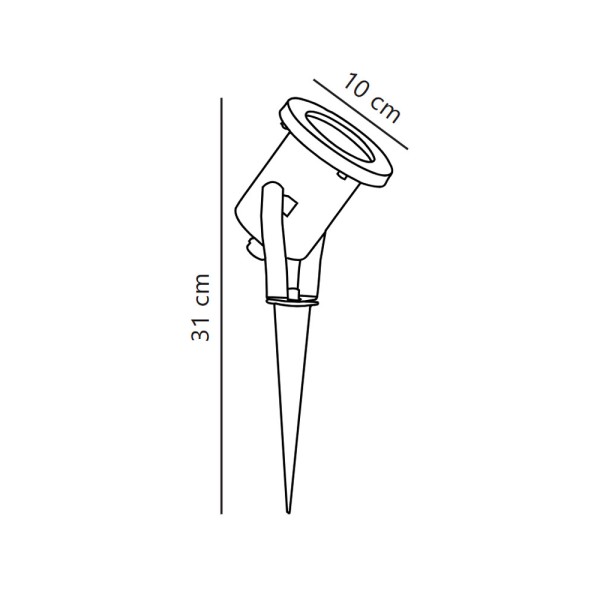 Вуличний світильник Nordlux 77029934 Taurus GU10 1x28W IP54 сірий - фото №2