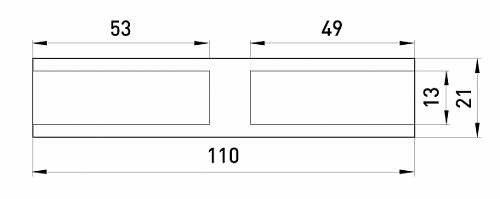 Алюминиевая гильза E.Next e.tube.stand.gl.95 соединительная (s4042005) - фото №1