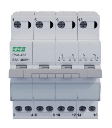 Перемикач мережа-генератор F&F F&F PSA-440 I-0-II 40A
