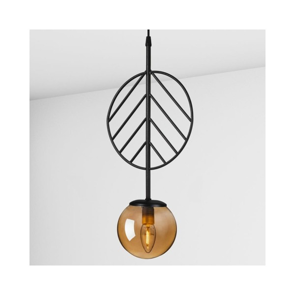 Подвесной светильник, люстра Imperium Light 314130.05.69 November E14 1x40W IP20 Черный - фото №1