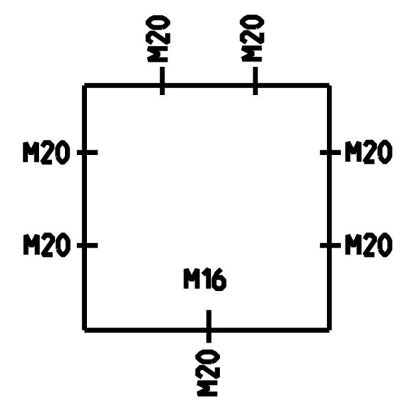 Зовнішня розвідна коробка Spelsberg HP 80 (sp32298001) IP55 - фото №4