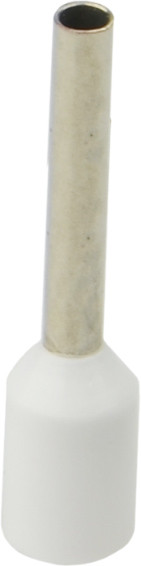 Наконечник Аско-Укрем НТ 0,5-12 изолированный белый 100шт (A0060010112) - фото №1