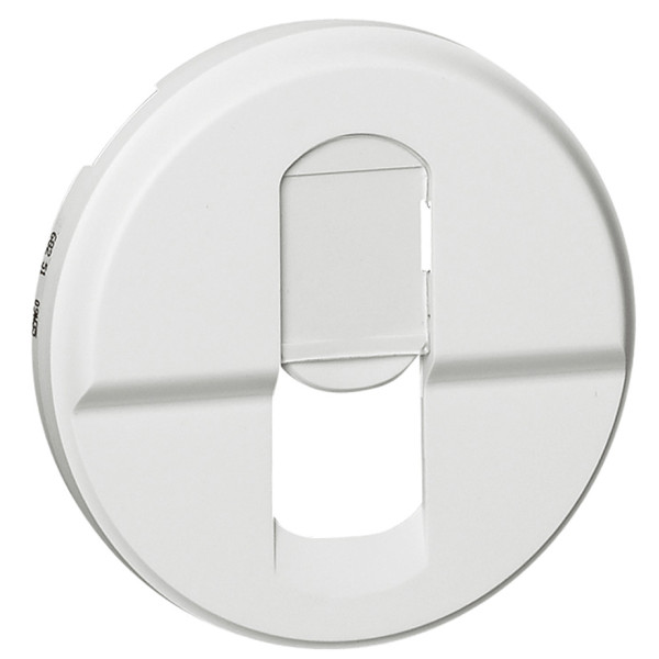 Панель розетки RJ45 кат.6 (для UTP/FTP/SFTP) Legrand Celiane белая