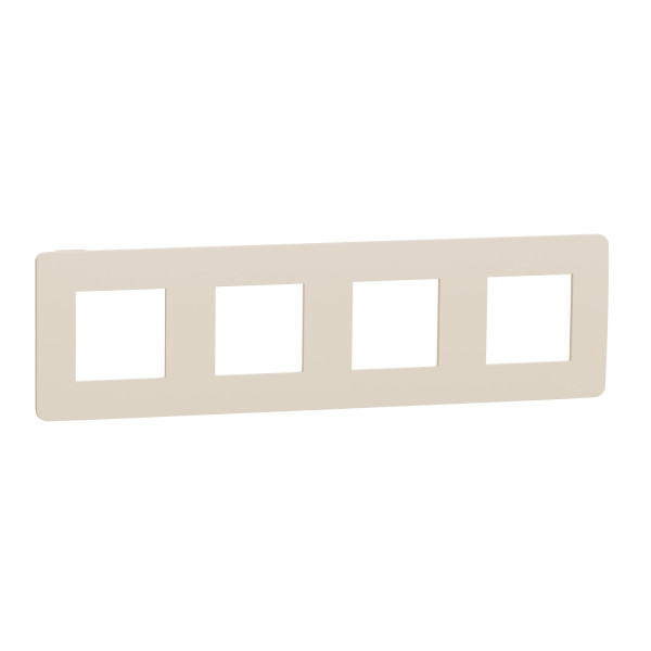 Четырехместная рамка Schneider Electric Unica Studio Color NU280844 бежевая